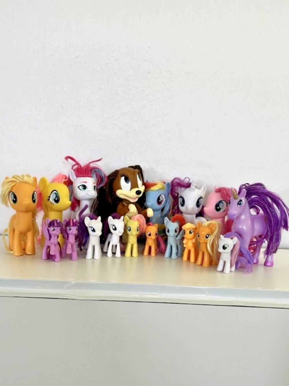 Huge MLP FiM Lot 18 Brushable Twilight Sparkle Rarity Rainbow Dash Fluttershy +